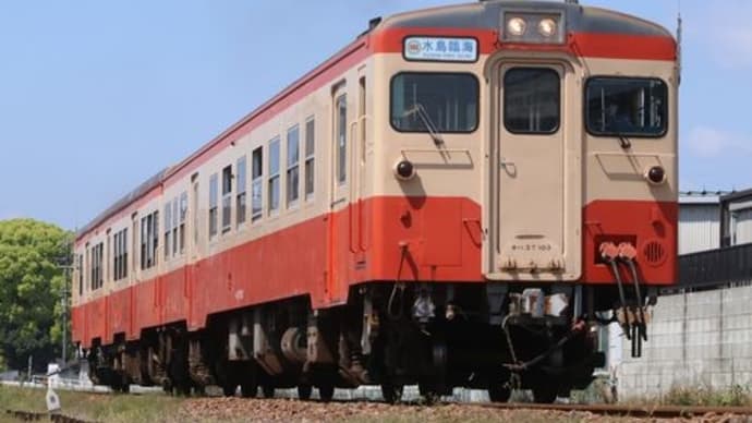 岡山の列車（水島臨海鉄道キハ37）