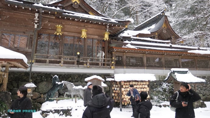 【京都幕間旅情】貴船神社雪景色,火之迦具土神と高龗神-はるなとくらま,神話が繋ぐヘリコプター搭載護衛艦の艦名由来