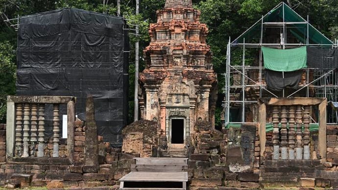 ロリュオス遺跡からプリア・コー寺院