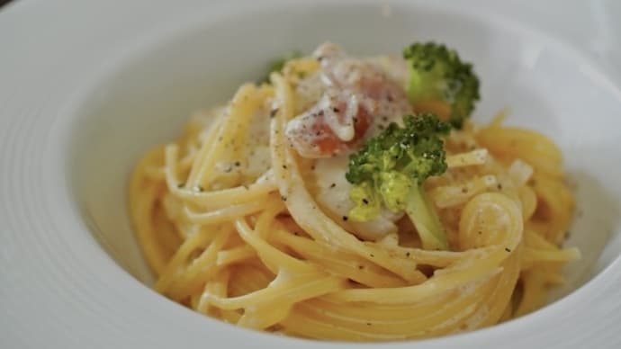 我が家で流行っている豆乳パスタ♪