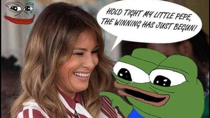 Melania Said To Pepe, Hold Tight, The Winning Has Just Begun! 😀😂😍🥰😇😈🦸♂️🦹♂️🐸🇺🇸