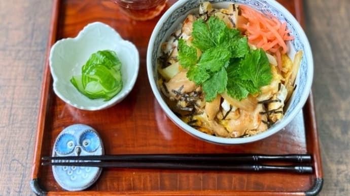 「だしCOOK」鶏大根のてり煮の素で簡単!親子丼