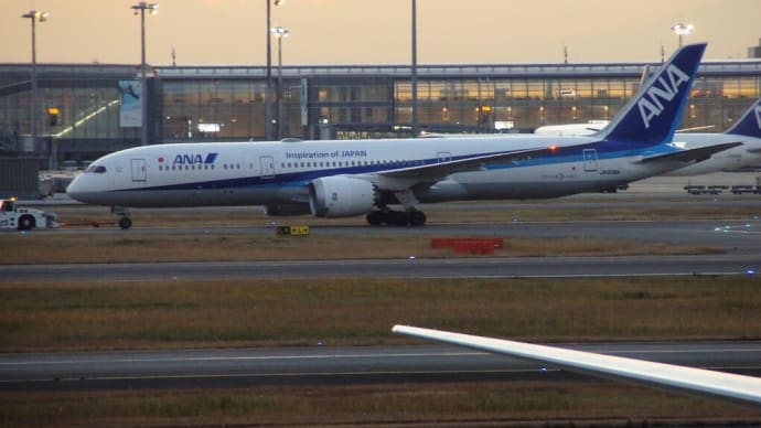 JA836A(ANA) 国際線仕様のボーイング787-9型機の初号機