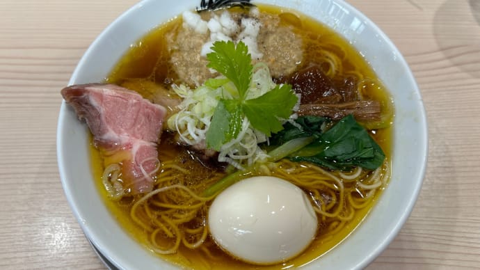 【栃木 自治医大】 ラーメン専科 竹末食堂 「だし味玉あっさりスペシャル(1120円)」