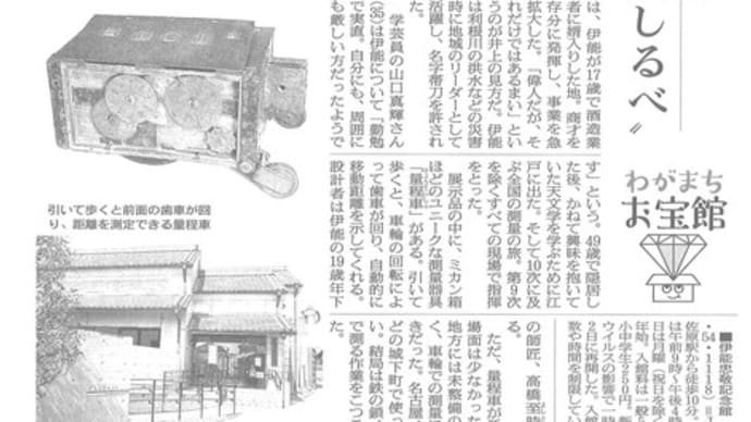 伊能忠敬記念館(定年後の道しるべ)