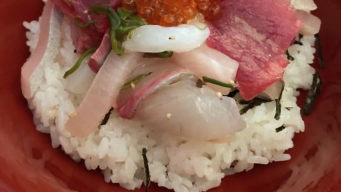 横山展望台から英虞湾を観た後は、黒潮ダイニング【花】の海宝丼に舌鼓!