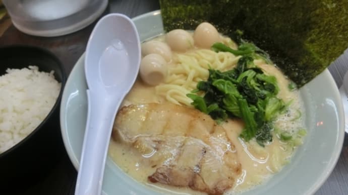 平成29年7月14日の食事(横浜家系ラーメン)