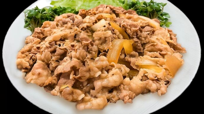 牛皿ご膳　～米国産牛の味醂しょうゆ焼きと白ご飯～