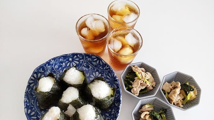 7月22日 おにぎりブランチ&栃木出張土産。