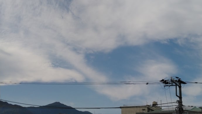 今日の空