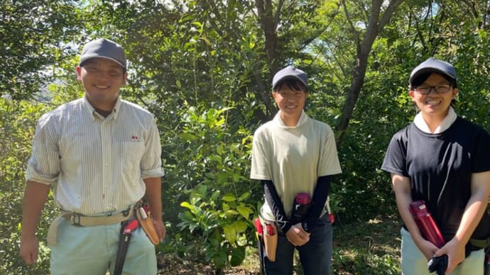 屋上農園と派遣実習