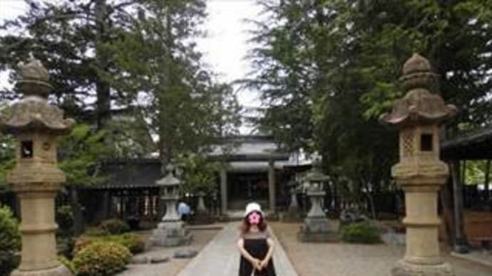 松岬（まつがさき）神社と上杉鷹山 in 山形県米沢市