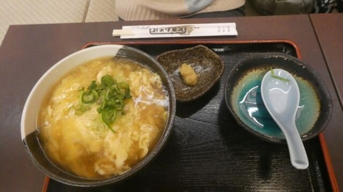 ときわそば 名谷パティオ店でのランチ on 2022-3-19