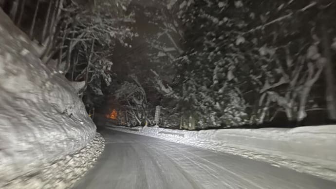仕事を終えてから雪国へ
