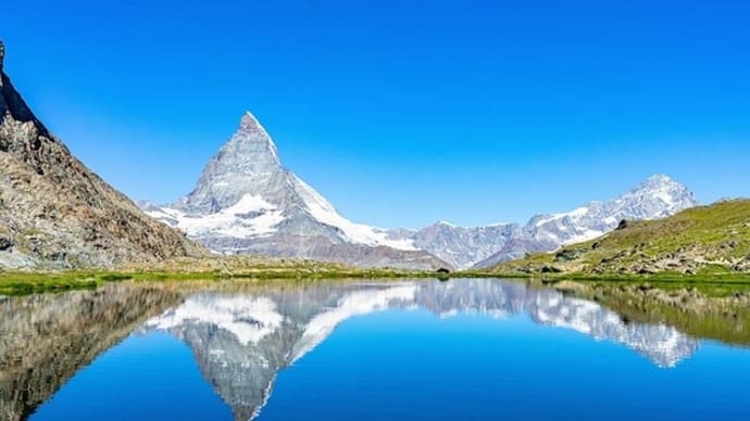 「世界の絶景⑳」スイス「リッフェル湖」～写真と短歌で綴る世界文化紀行