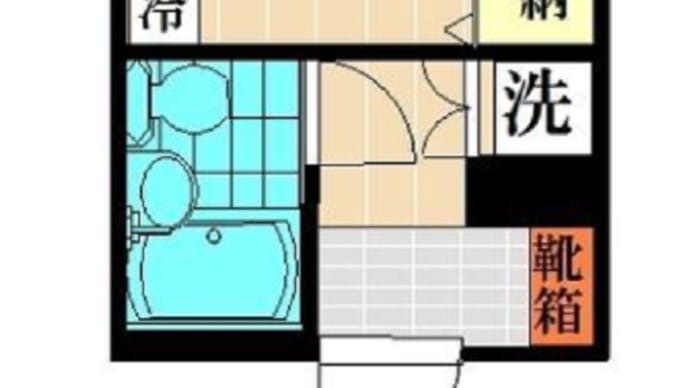 カウンターキッチンの1R洋室7.3帖20.16㎡ 東急多摩川線矢口渡駅近 東京都大田区多摩川1丁目 2009年3月築 鉄骨造6階建てオートロック付賃貸マンション