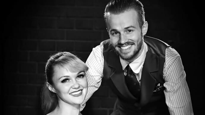 Boogie Woogie Improv on a Slippery Floor! - Sondre & Tanya