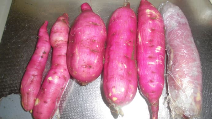 お手軽にレンジでチンと薩摩芋