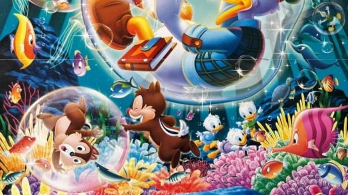 2024年 第一生命カレンダー 隠れミッキー 7・8月