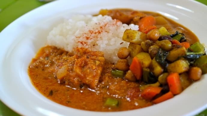 カレー2種盛り☆