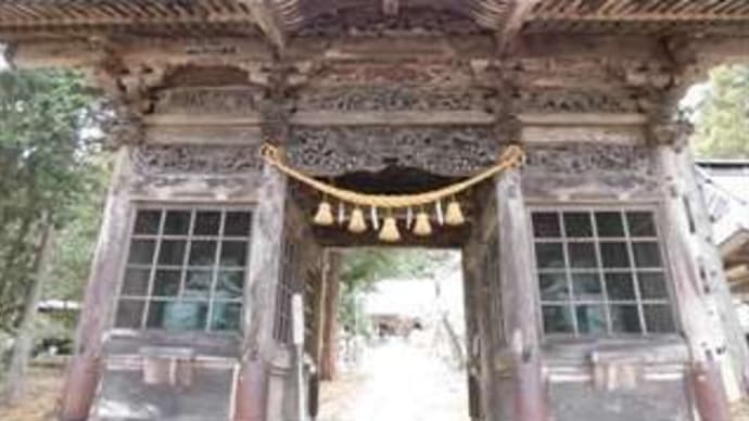 有明山（ありあけやま）神社：祐明門 in 安曇野市穂高