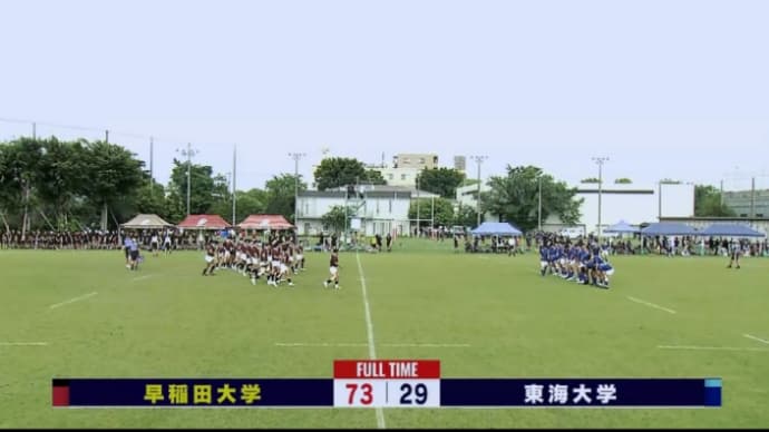 ラグビー春季大会_東海大に完勝