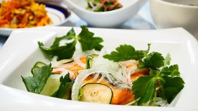 野菜たっぷり♪さけの南蛮漬け&にんじんのしりしり♪