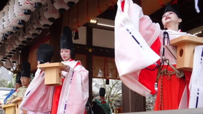 八坂神社、今様・白拍子の節分　＠　京都妖怪探訪（４６３）