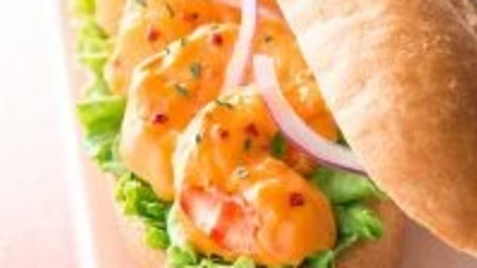 ドトール/ミラノサンド、エビマヨ ~特製オーロラソース仕立て~で夕方食したんだね:P