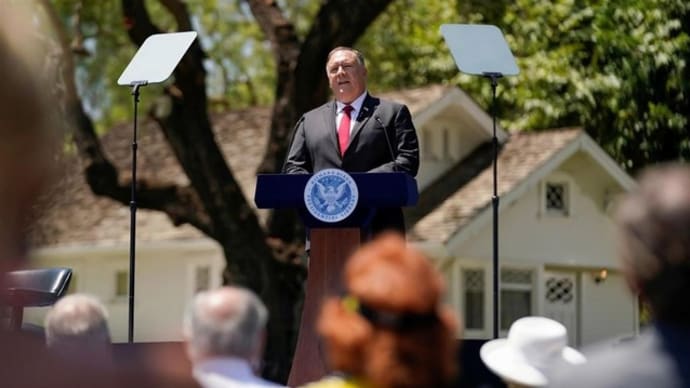 「習氏は破綻した全体主義の信奉者」米国務長官の演説要旨