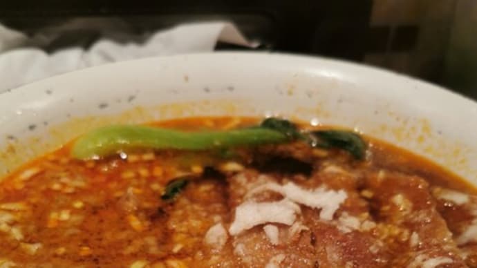 『今は無き、渋谷の亜寿加の系譜の排骨坦々麺のお店に···』