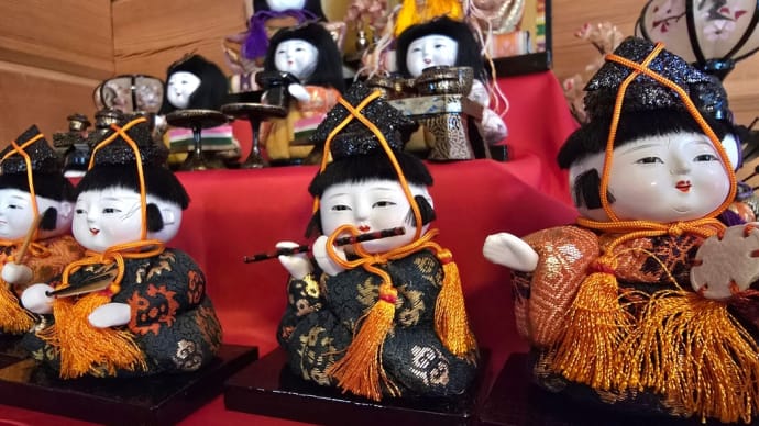木目込み人形のお雛様、、、