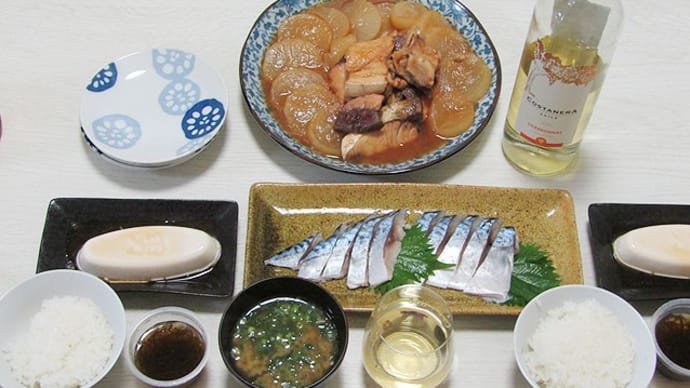 9月29日　ぶり大根飲酒。