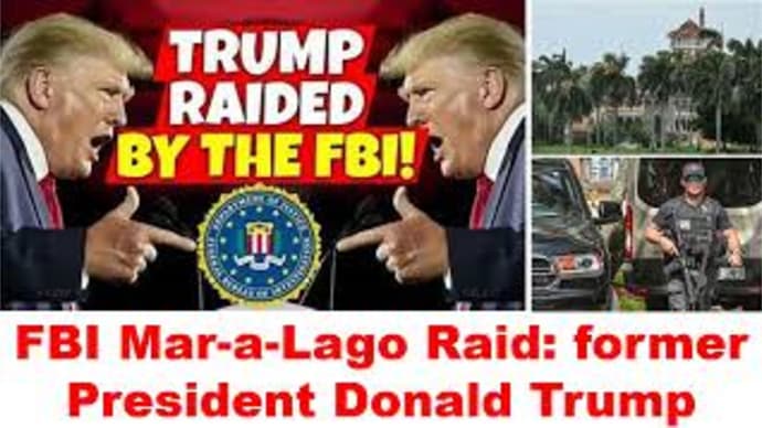 ★FBI Mar-a-Lago Raid: former President Donald Trump.