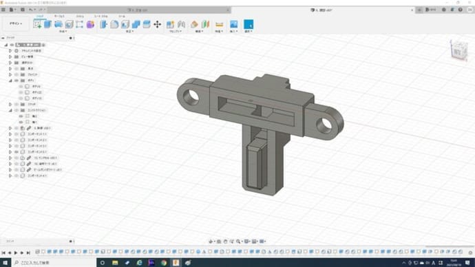 腰部フレームを分割