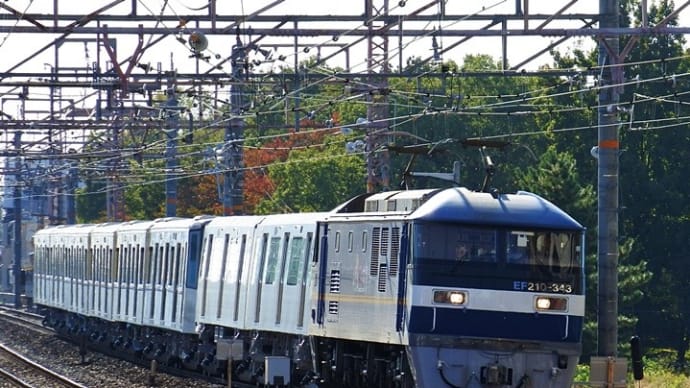 EF210-343号機牽引・横浜市営地下鉄2形式甲種（高槻・瀬田川）〜横浜市営地下鉄甲種輸送【４】