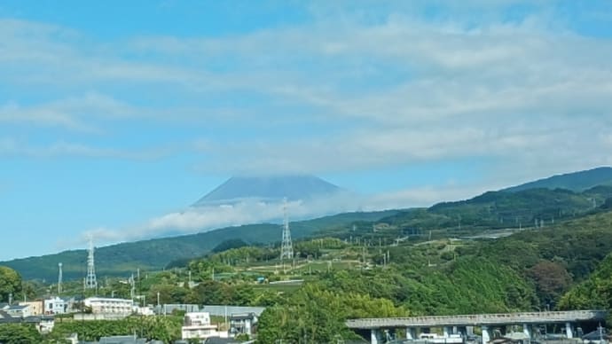 行きは良い天気