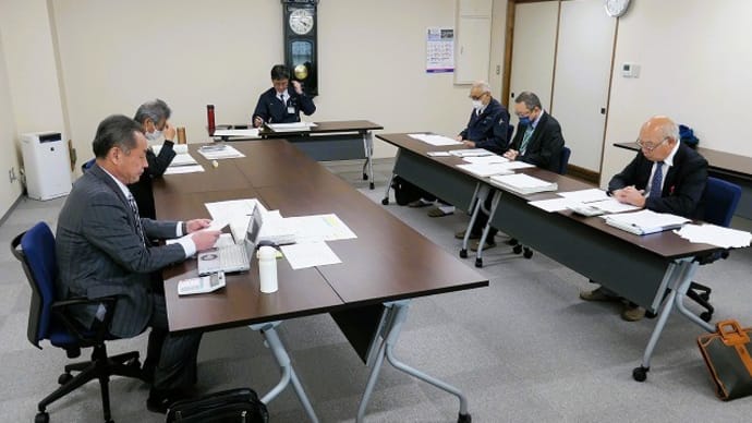 新年度予算査定&東筑北部3村議会議員懇談会&上生坂上空からの風景