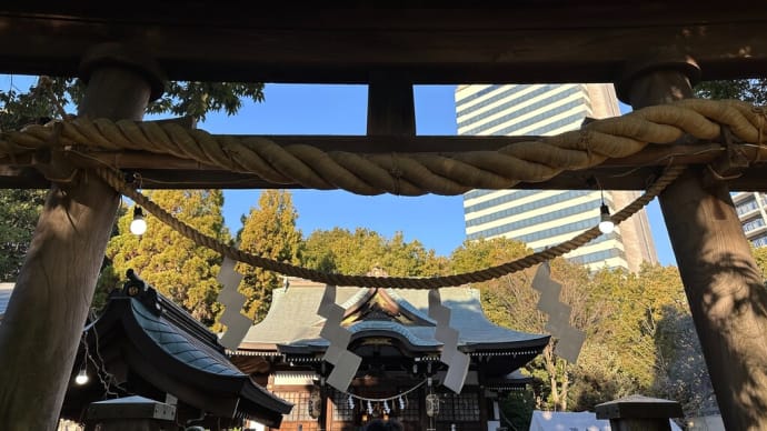例年同様 落合白山神社へ初詣へ