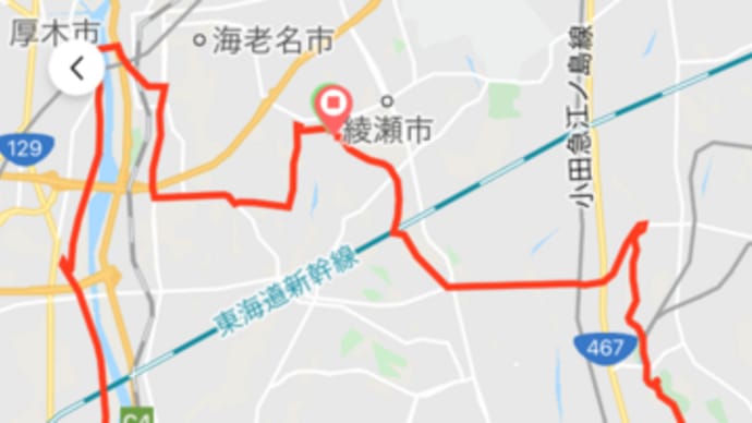 【 河川ライド 】 相模川右岸堤防ルート再調査 権太坂北戻り 62km