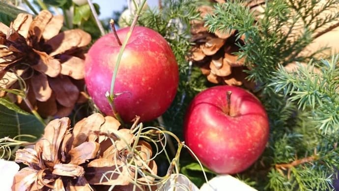 レストランの生け花 12月26日