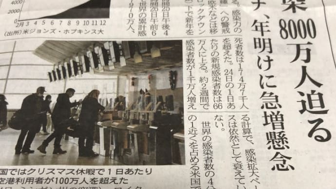 世界感染8,000万に迫る‼️