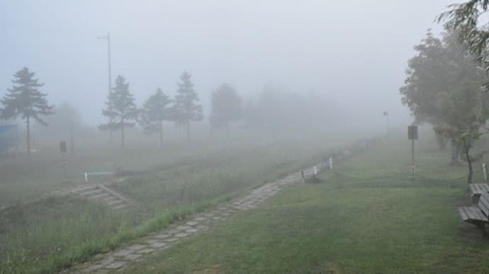 霧の濃い朝は…