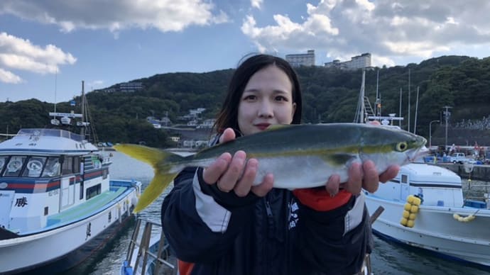 午前便タテ釣りです。