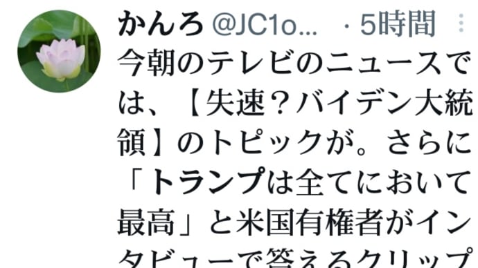 NHKテレビ【失速？バイデン大統領】のトピック！さらに【トランプは全てにおいて最高】と米国有権者のインタビューを放映！画像／トランプ軍のテレビ局【大量逮捕情報】に怯えたか、結果か、資金枯渇か？