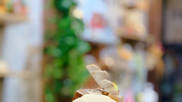【聖蹟桜ヶ丘】涼しくったって〜♪♬かき氷は食べたいの💖モンブランかき氷