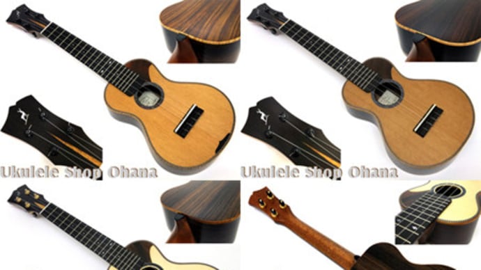Ancestor's Ukulele♪坂井祖氏製作ウクレレ♪新作3本入荷です♪