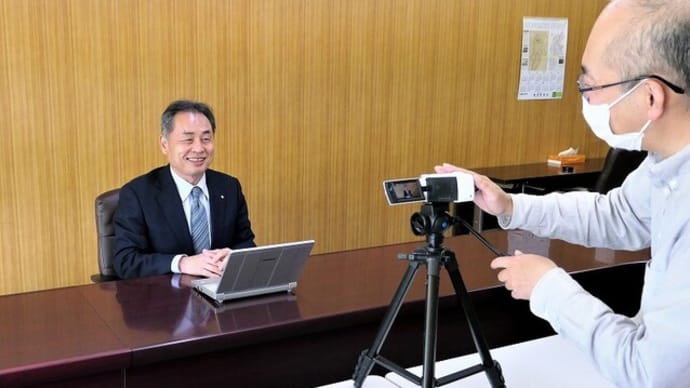 定例課長会議&村政懇談会ICN録画撮り&大日向区上空からの風景