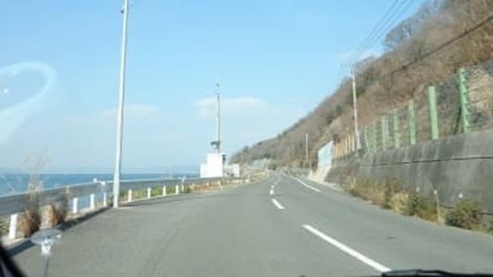 瀬戸内海を眺めながらドライブ