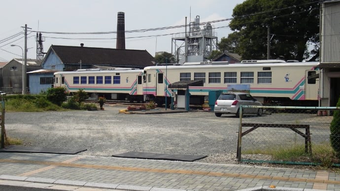 甘木駅周辺を走る